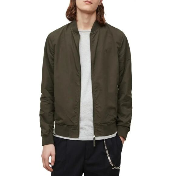 AllSaints Men's Bassett Bomber Jacket Size Medium - Picture 1 of 12